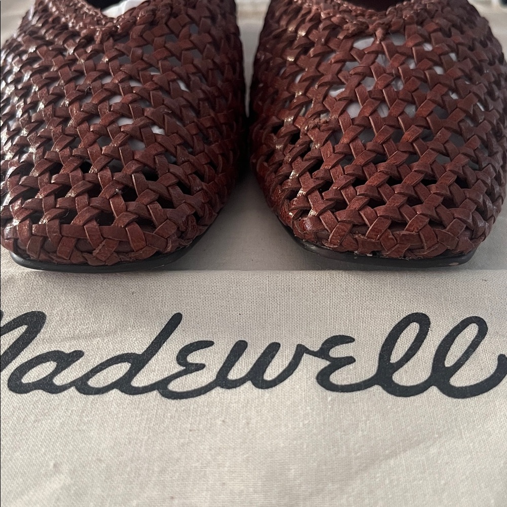 Madewell The Mylie Ballet Flat in handwoven leather - Picture 5 of 10